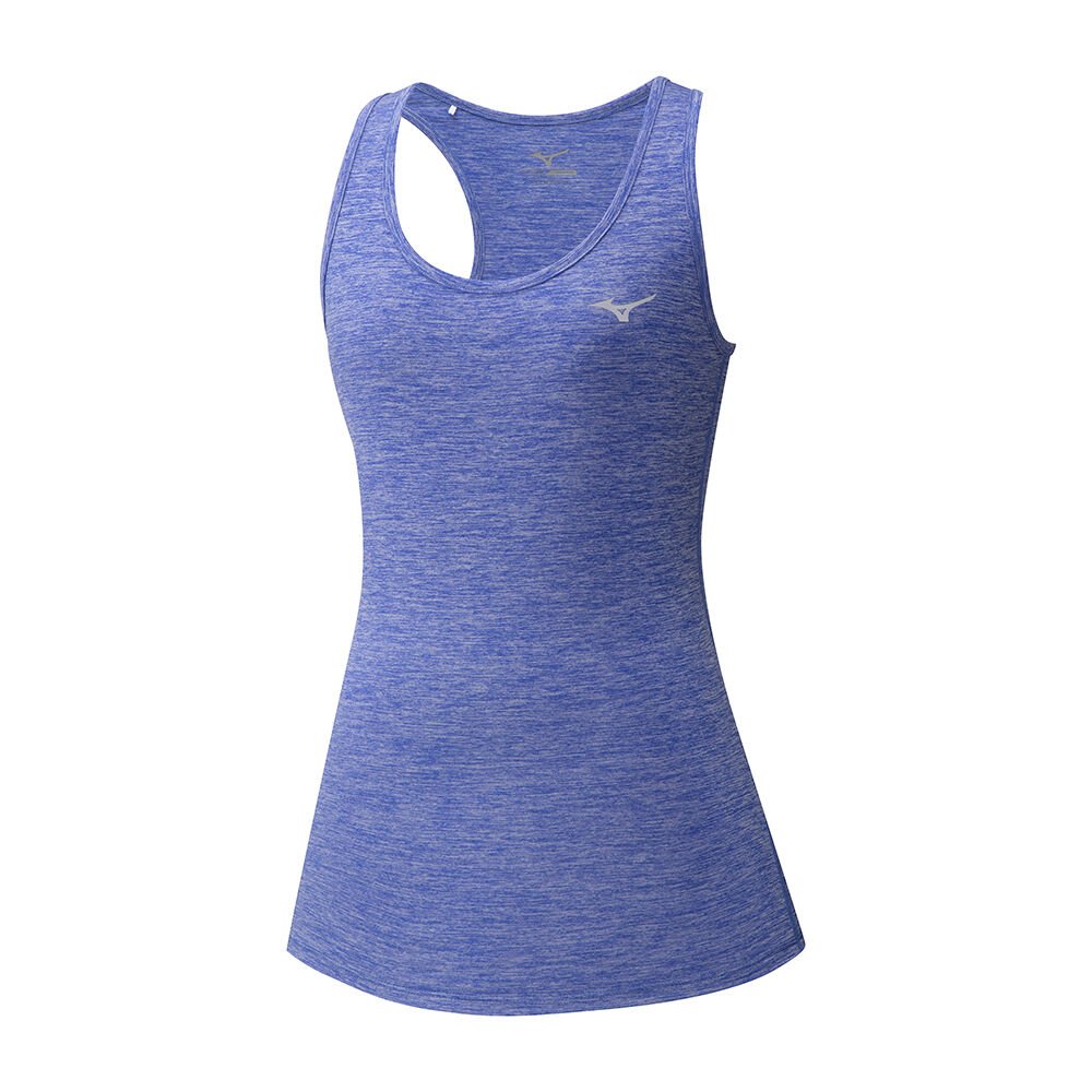 Womens Mizuno Impulse Core Running Tank Top Blue Philippines (HAFGPC074)